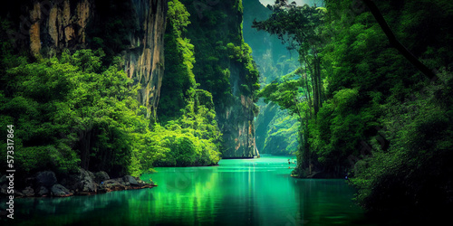 Beautiful Thailand travel concept. photo