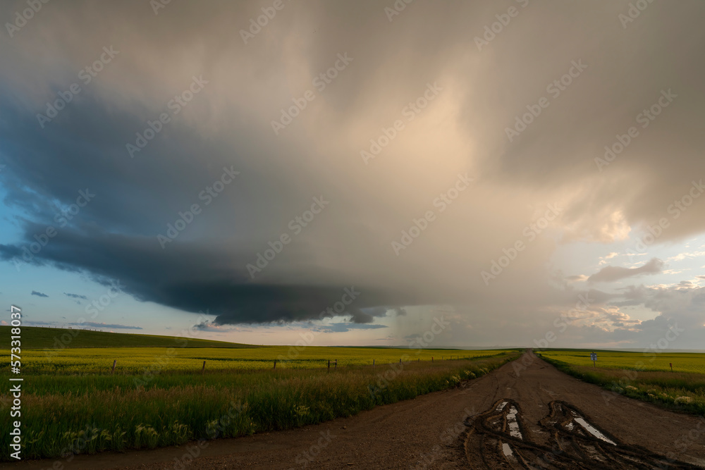 Obraz premium Prairie Storm Clouds