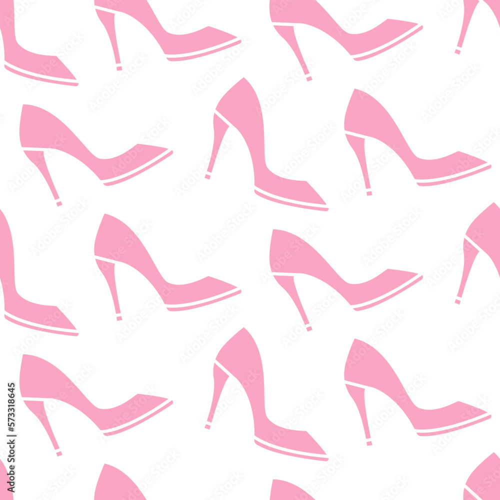 Fashion shoes seamless pattern Fashion shoes seamless pattern