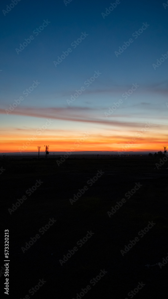 Great sunset view. clouds and sky Great sunset view. clouds and sky