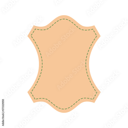 Sustainable eco vegan leather symbols set for clothes tag. Vector stock illustration isolated on white background. 