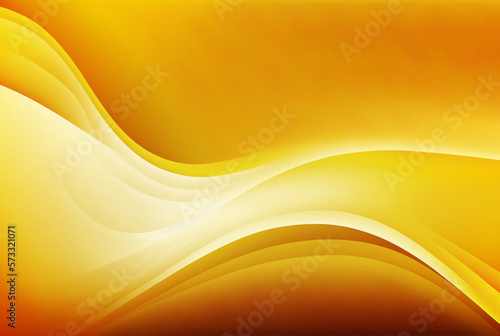 Yellow and Orange abstract wallpaper with different golden shades and wave shapes 