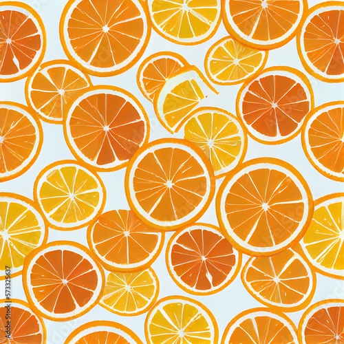 Orange slices pattern