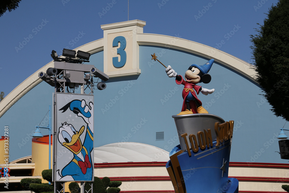 Obraz premium Parc à thème Disneyland Paris et Walt Disney Studios