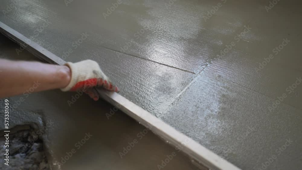 custom made wallpaper toronto digitalFilling the floor with cement screed. Filling the floor of a renovated apartment with concrete, screed and leveling the floor by construction workers. Leveling the cement screed using the rule.