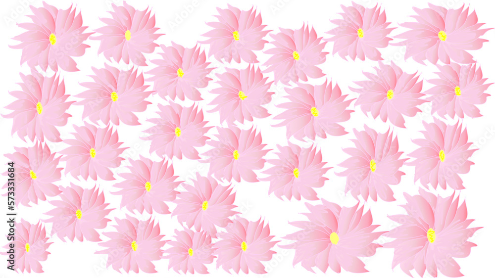 pink flowers background