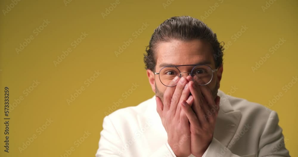 handsome businessman is in shock and cannot believe the facts then turning to disgust and anger handsome businessman is in shock and cannot believe the facts then turning to disgust and anger