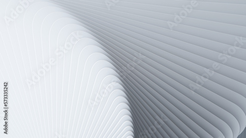 3d render, abstract white background, modern minimalist wallpaper with layers and lines
