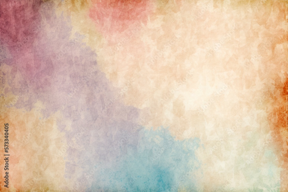 abstract watercolor background with space, old paper texture , generative ai