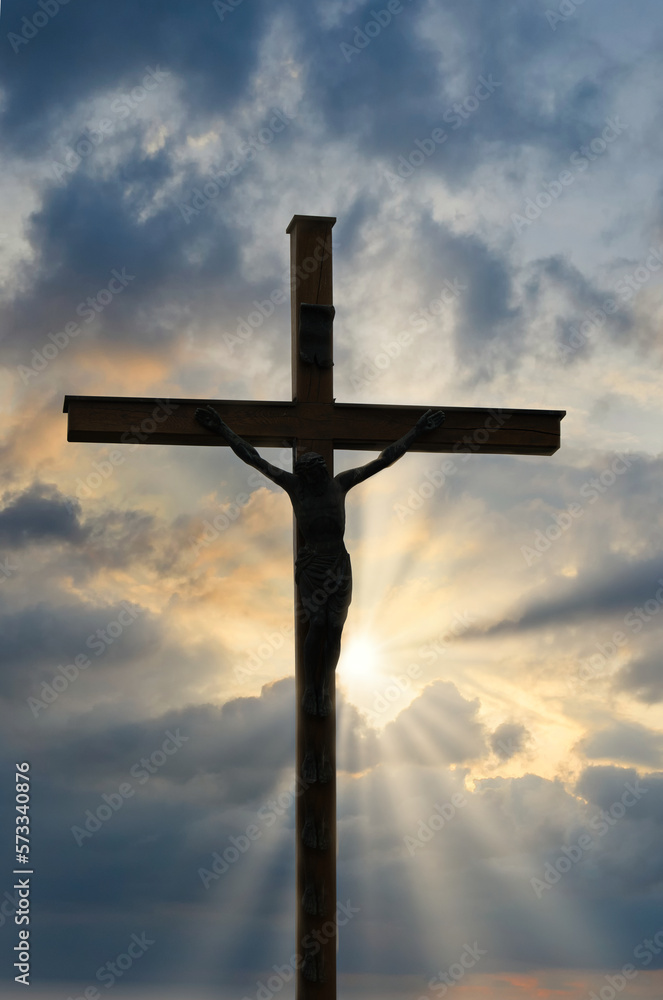 cross on the sky 
sunday believe history life savior peace dramatic awe rescue sacred eternity son sunbeam biblical grief heavenly grace crossed dawn follow glory suffering trust way message