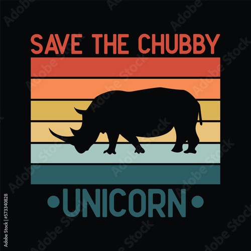 Save the Chubby Unicorn T-Shirt