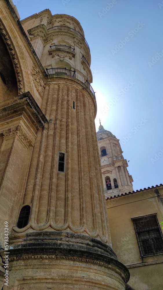 Coluna da Catedral de Málaga Espanha