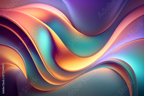 minimalistic wallpaper with light vibrant colors, wallpaper made with Generative AI