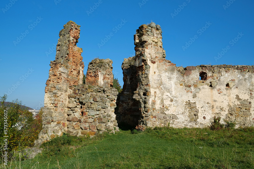 Pniv Castle - medieval historical object, Ivano-Frankivsk region, Ukraine Pniv Castle - medieval historical object, Ivano-Frankivsk region, Ukraine