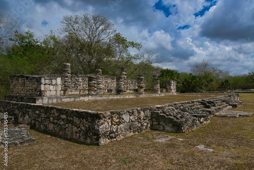 Mayapán is considered the last great Maya capital, dating back to the beginning of the Common Era and reaching its Golden Age in the Postclassic Period. Located in Yucatan , Mexico. 14 03 2022 photo