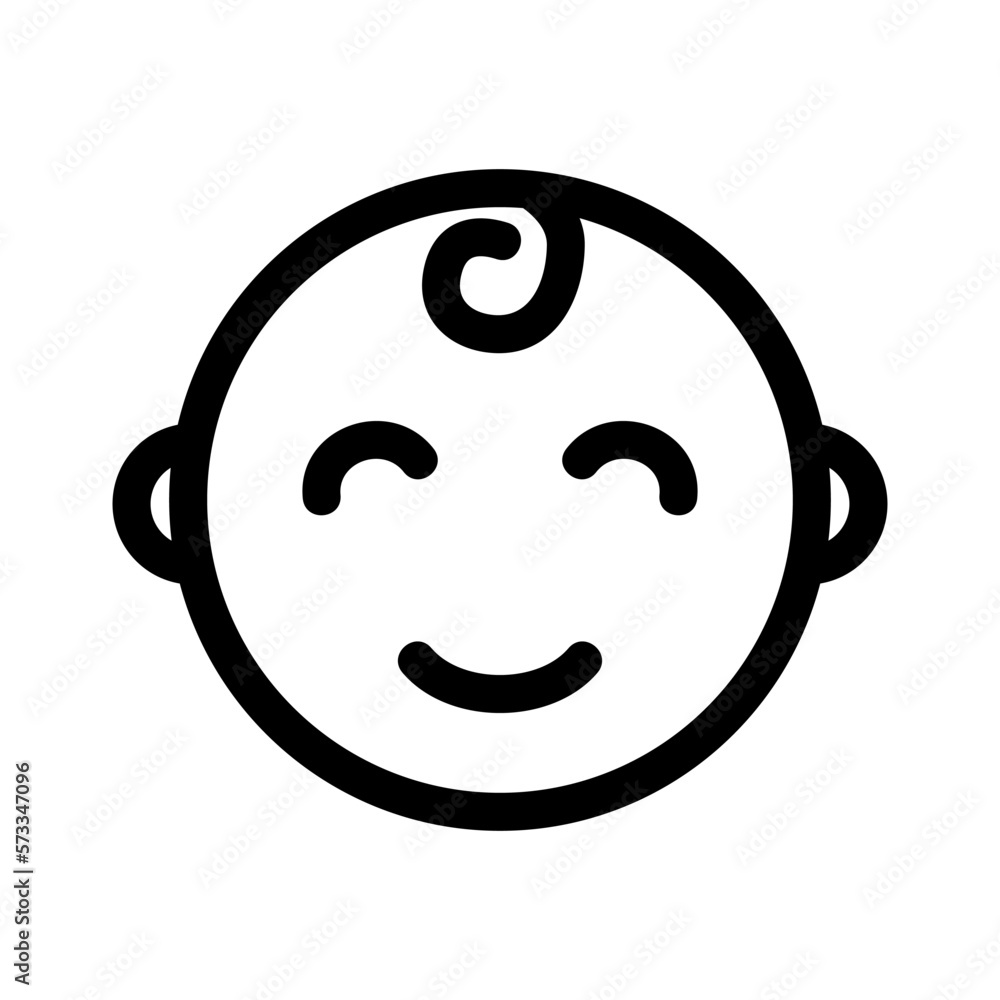 Fototapeta premium baby boy icon or logo isolated sign symbol vector illustration - high quality black style vector icons 