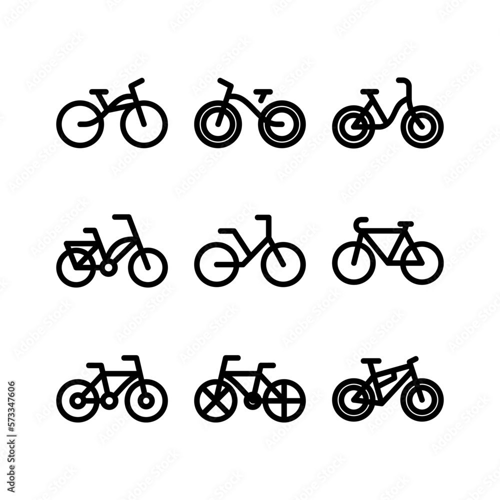 bike icon or logo isolated sign symbol vector illustration - high quality black style vector icons
