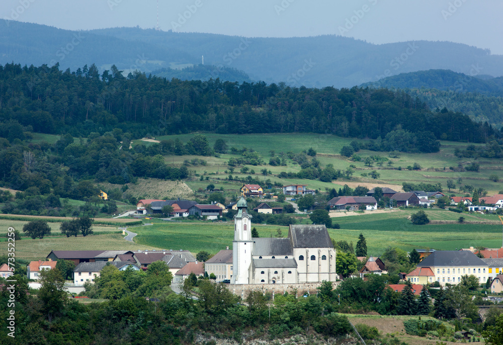 Austria's Emmersdorf an der Donau Town In Wachau Valley