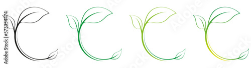 FEUILLES EN DEMI CERCLE