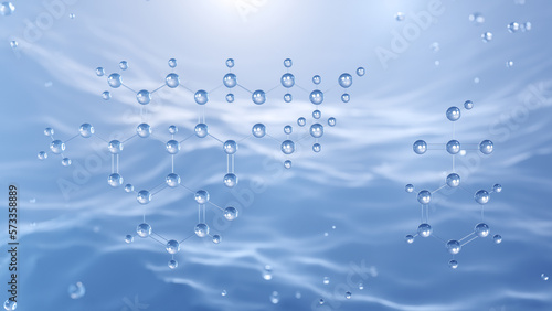 Wallpaper Mural amlodipine besylate molecular structure, 3d model molecule, c26h31cln2o8s, structural chemical formula view from a microscope Torontodigital.ca