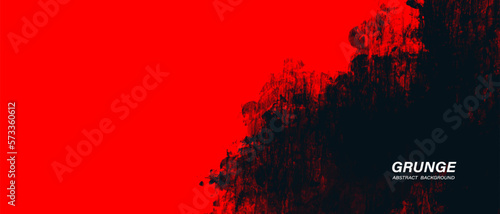 Black and red abstract grunge texture background vector illustration 
