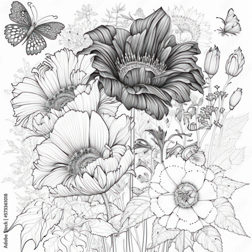 Fototapeta premium Coloring pages