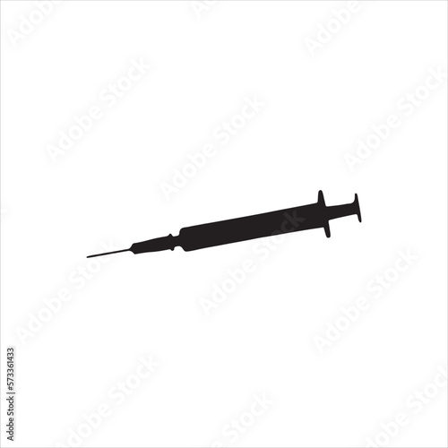 syringe vector icon flat design
