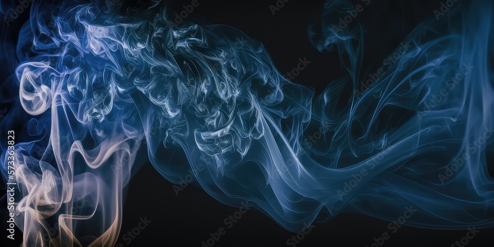 Smoke with Black Background Smoke with Black Background