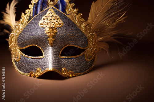 Obraz na plátně venetian carnival mask, generative ai