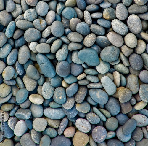 Colorful river rock