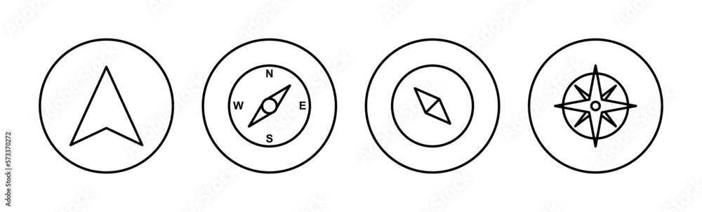 Compass icon vector for web and mobile app. arrow compass icon sign and symbol Compass icon vector for web and mobile app. arrow compass icon sign and symbol