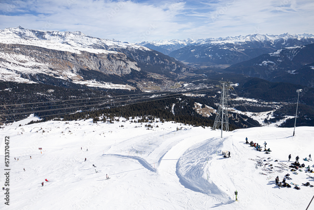 ski resort in the mountains ski resort in the mountains