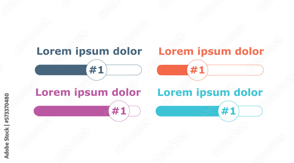 Infographic with progress bars. Grey, red, purple and blue lines with percentages, timeline. Working with statistics and information, marketing research, analytics. Cartoon flat vector illustration Infographic with progress bars. Grey, red, purple and blue lines with percentages, timeline. Working with statistics and information, marketing research, analytics. Cartoon flat vector illustration