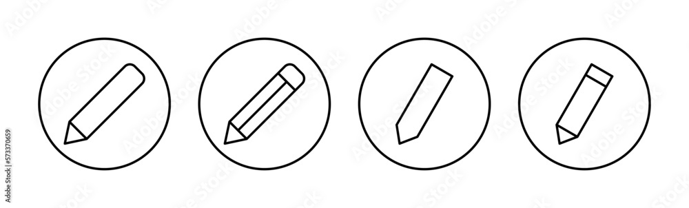 Pencil icon vector for web and mobile app. pen sign and symbol. edit icon vector Pencil icon vector for web and mobile app. pen sign and symbol. edit icon vector