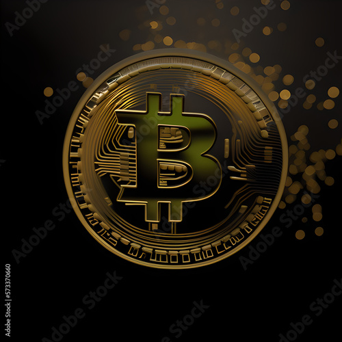 Bitcoin symbol for illustration and presentation purposes, even for web articles and advertisement. 