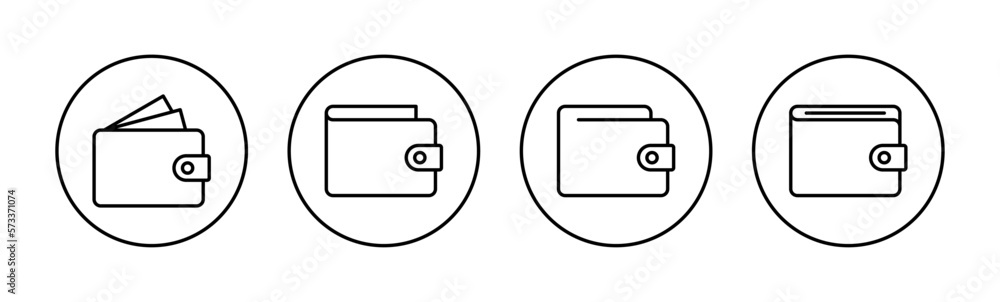 Wallet icon vector for web and mobile app. wallet sign and symbol Wallet icon vector for web and mobile app. wallet sign and symbol