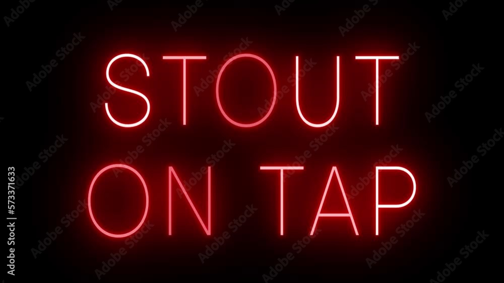 Flickering red retro neon sign glowing against a black background
Flickering red retro neon sign glowing against a black background