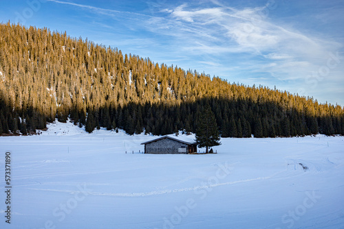 winter in the mountains, Switzerland