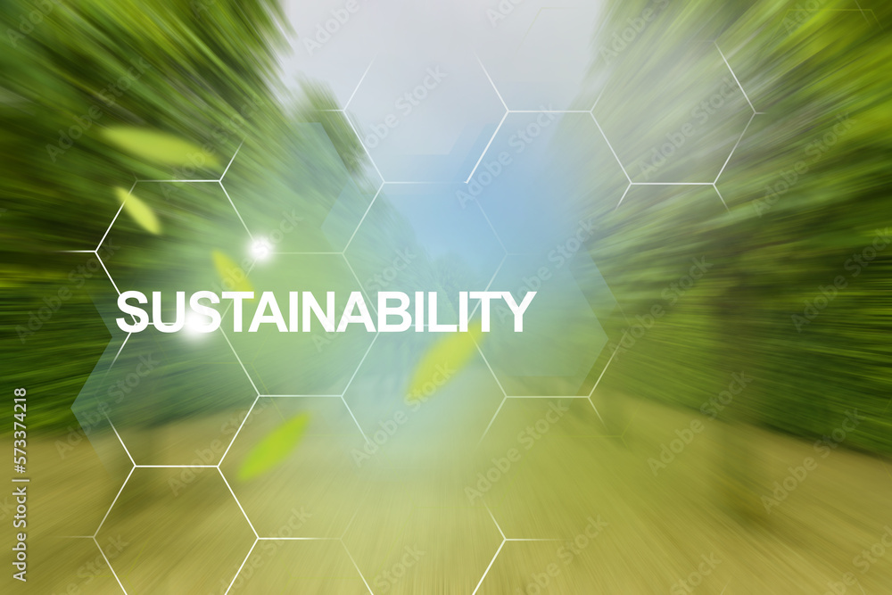 Motion to clean future — wind of positive changes in park. World Environment Day concept — sustainability and clean future. Motion to clean future — wind of positive changes in park. World Environment Day concept — sustainability and clean future.