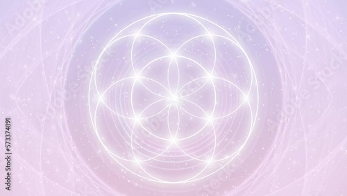 Seed of Life Sacred Geometry Meditation Visualization, Animation, Video