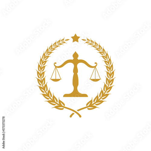 Law firm logo images illustration