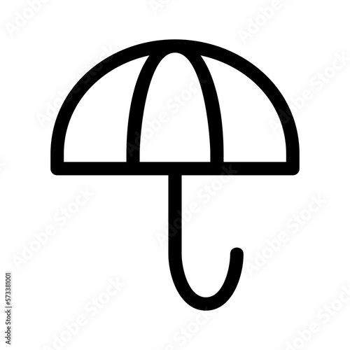 umbrella icon or logo isolated sign symbol vector illustration - high quality black style vector icons 