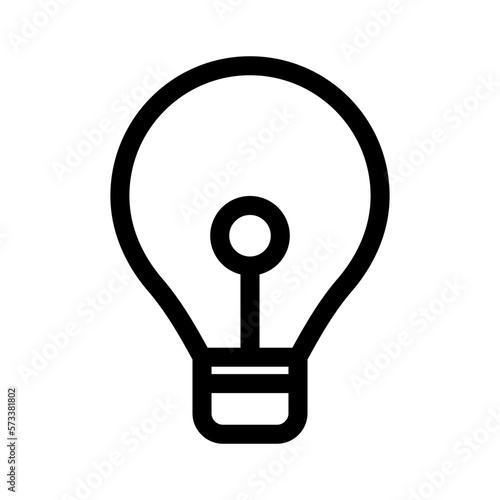 light bulb icon or logo isolated sign symbol vector illustration - high quality black style vector icons 
