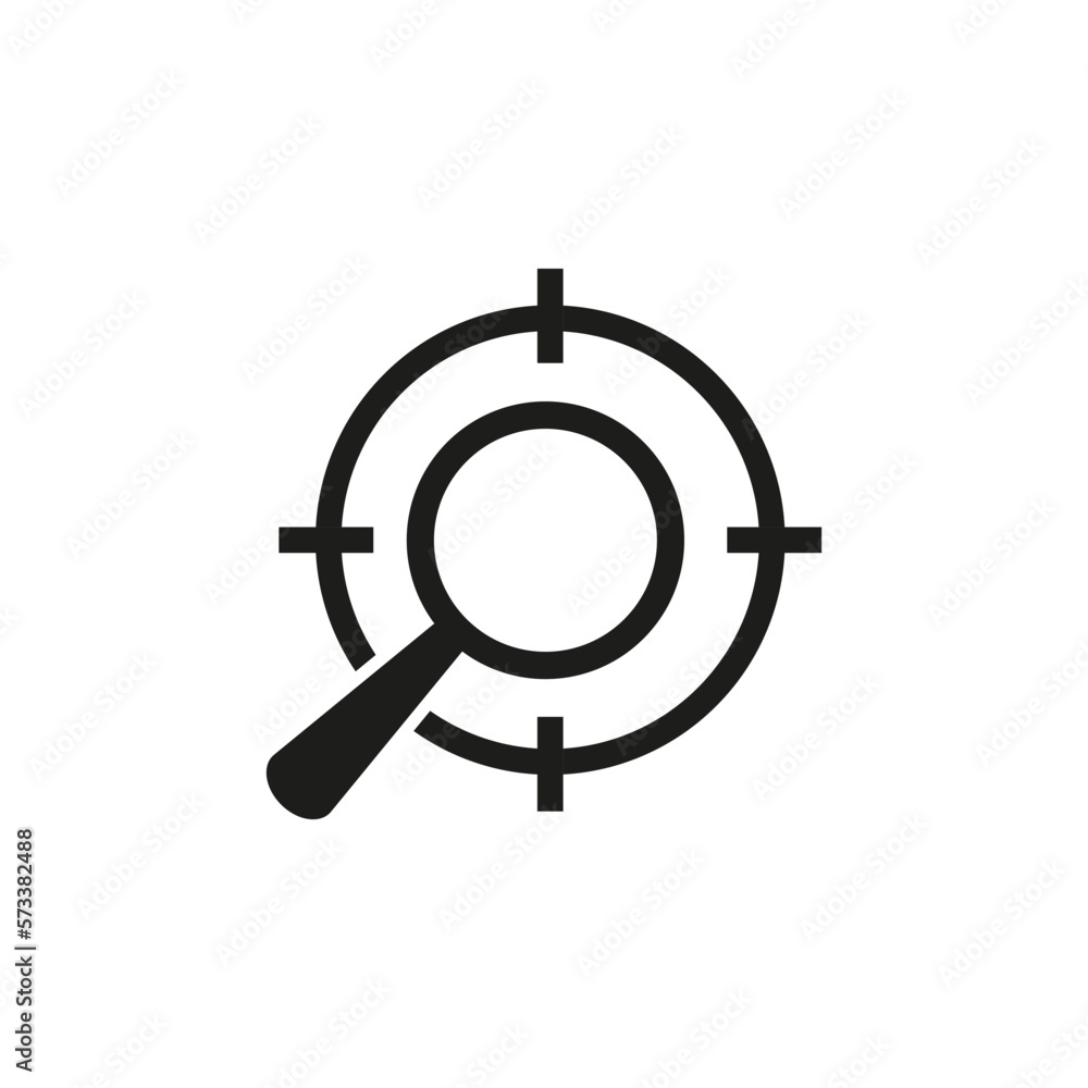 Black target bullet icon. Vector illustration. Black target bullet icon. Vector illustration.