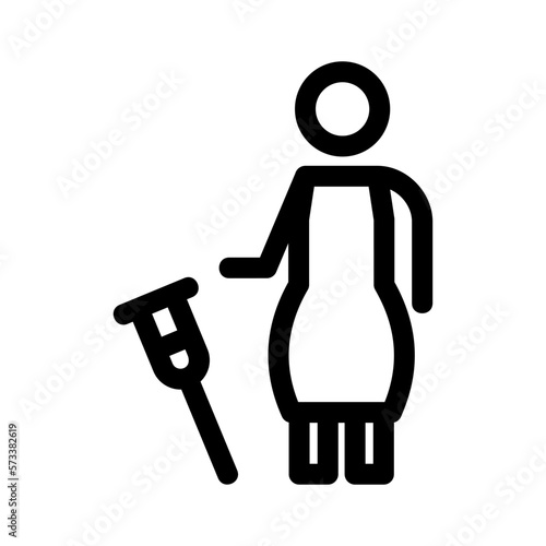 old man citizen icon or logo isolated sign symbol vector illustration - high quality black style vector icons
