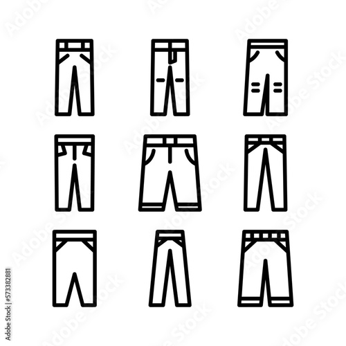 pants icon or logo isolated sign symbol vector illustration - high quality black style vector icons
