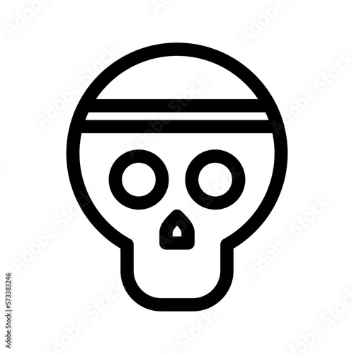 skull icon or logo isolated sign symbol vector illustration - high quality black style vector icons
