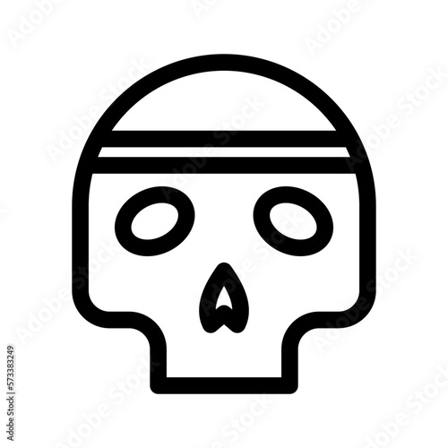 skull icon or logo isolated sign symbol vector illustration - high quality black style vector icons

