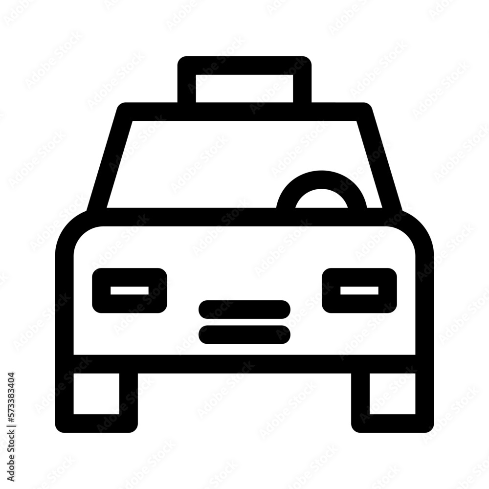 taxi icon or logo isolated sign symbol vector illustration - high quality black style vector icons
