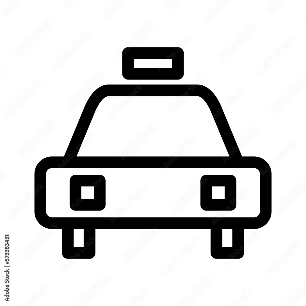 taxi icon or logo isolated sign symbol vector illustration - high quality black style vector icons
